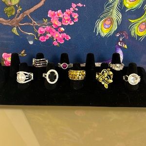 Boutique Wholesale Set of 8 Stretch Rings